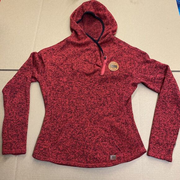 Tops - Mount Snow Vermont Pullover Sweater Women's M Medium Polyester Hoodie 1/4 Zip‎